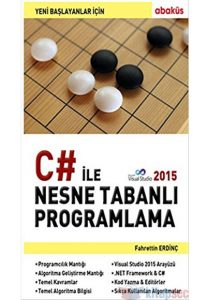 C# Sharp ile Nesne Tabanlı Programlama Kitabı